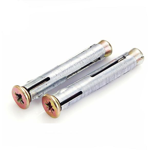 Carbon Steel Zinc Plated M8 Metal Frame Anchors Cold Forging Stamping