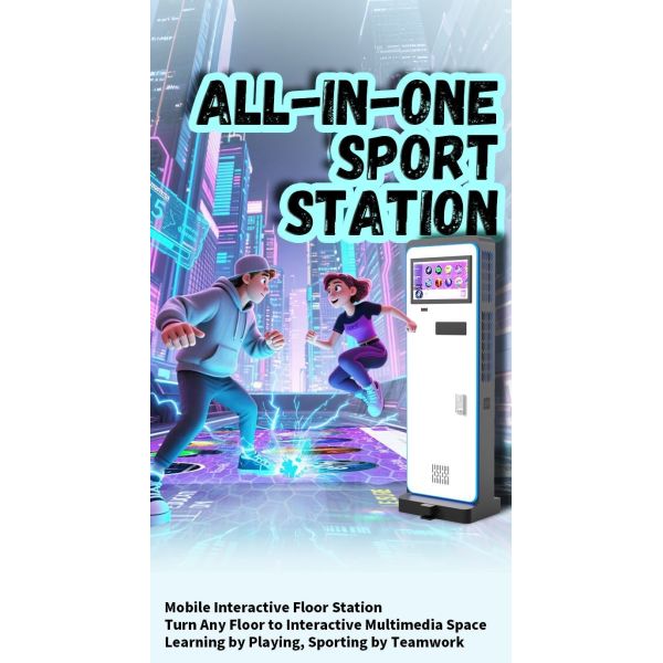 Motion-activated Floor GameCoin Operated Interactive Floor Game Projector