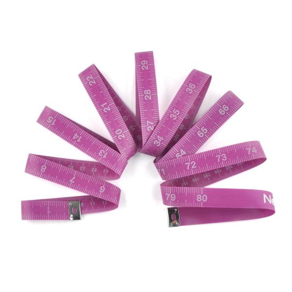 80 Inches 200cm Weight Loss Tape Measure Purple For Healthcare Measurement