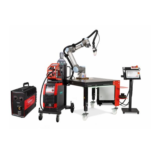 Soldadura colaboradora universal de Cobot do robô UR10 com Megment TIG Welding Machine Cobot Solution