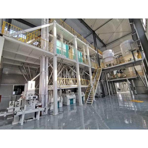 120 тонн в сутки Автоматическая роликовая кукурузная пшеничная измельчительная машина в Бангладеш