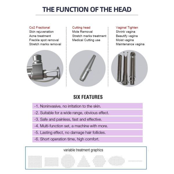 Коммерческая лазерная машина для восстановления кожи с углекислым газом 10600 нм