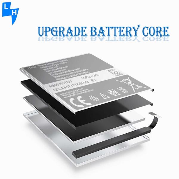 1000mAh Bateria de iões de lítio branca AB463651BU para Samsung SCH-W55 S5620I S5630C S5560C C3370 C3200 C3518 J808 F339 S