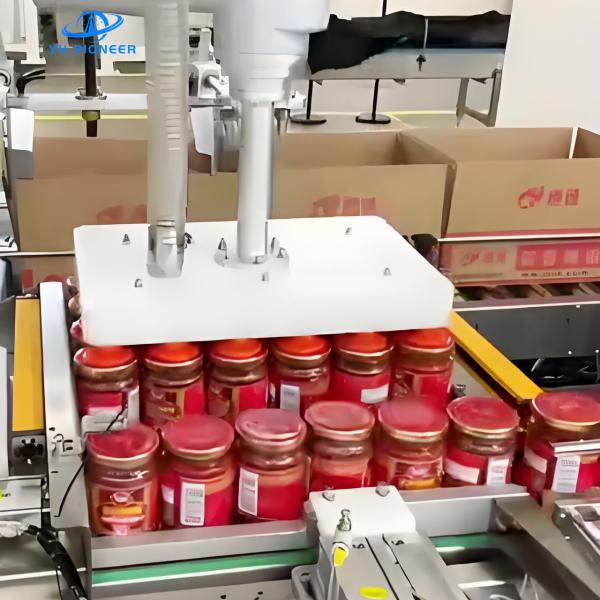 Automatic Case Packer Line for Bottles Cans Bottled Jam Carton Case Packing Machine