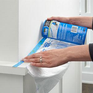 Automotive Roll Masking Film set, Painting Tray kit, Pre-Taped, Sheeting Covering, Car Furniture Protection Cover