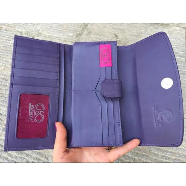 Authentic Stingray Skin Female Long Trifold Wallet Coin Case Genuine Leather Women Large Red Clutch Purse Lady Money Bag