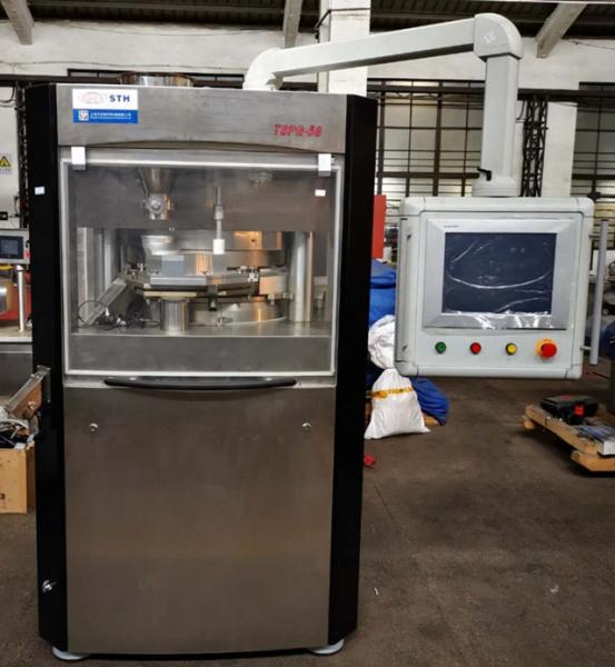 TIANHE 100KN Auto Weight High Speed Tablet Compression Machine Force Feeder D Tooling
