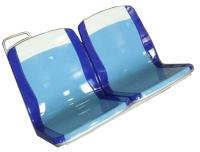 Designable FRP Bus Body Parts  Long Maintenance FRP Integral Row Bench Seat