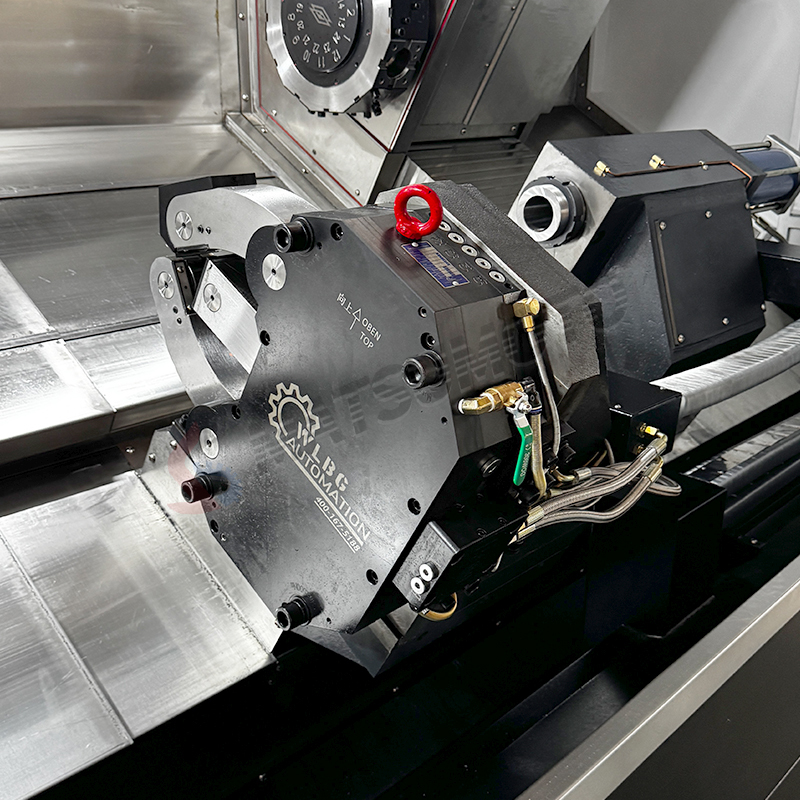 TCK80Y Heavy‑Duty Slant Bed CNC Turn‑Milling Center With Y‑Axis & Automatic Steady Rest, 12‑Station Live Tool Turret