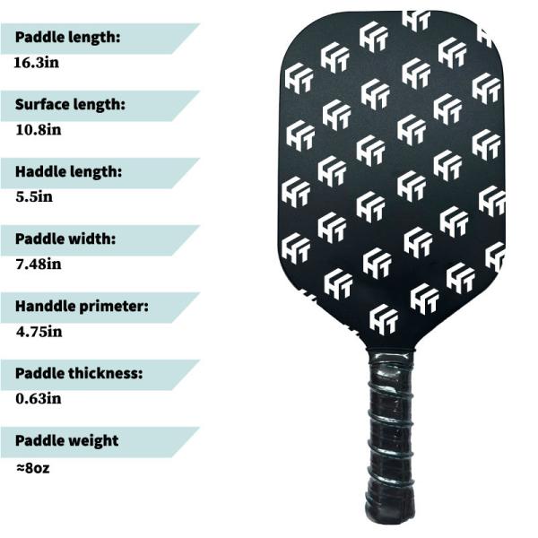 5-80 Age Group PP Honeycomb Core Pickleball Paddle Racket with Thermoformed Design
