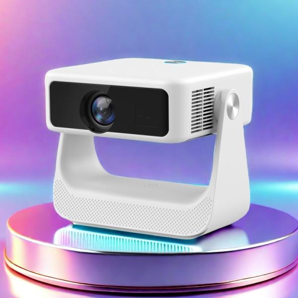 D2 FHD Android TV Projector 1080P Voice Control Ambient Light Projector