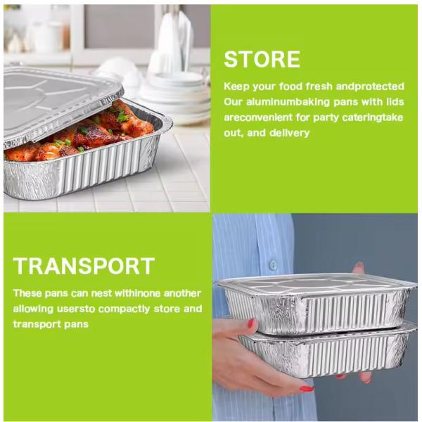 Алюминиевая фольга для выпечки одноразовая коробка быстрого питания