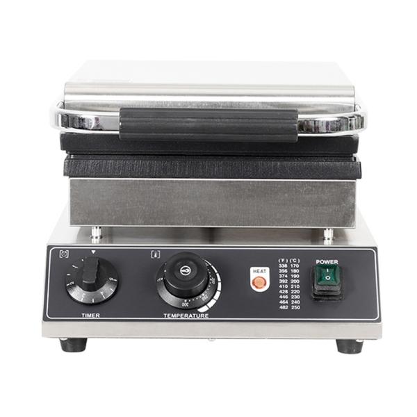 Lojas de alimentos e bebidas Fabricante de waffles quadrados elétricos comerciais com fatias simples/dobras