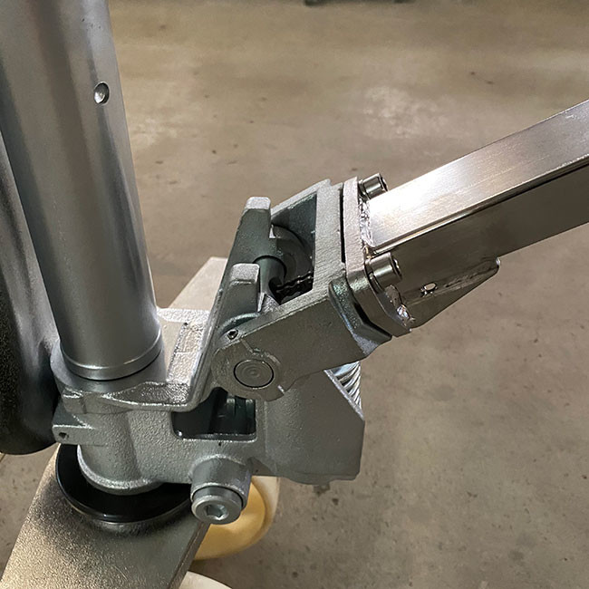 портативная машинка 1000kg Scissor таблицы 1 подъема тонна одиночная scissor тележка паллета высокого подъема