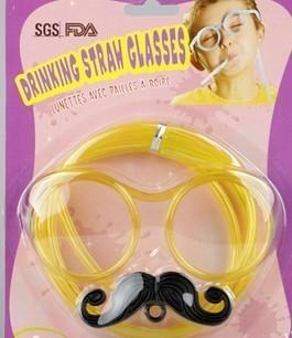 Eco Friendly Glasses Drinking Straws For Kids Glowing In Dark