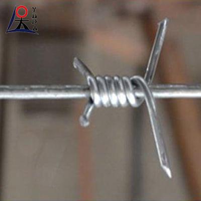 3 Strand Security Barbed Wire Single 14 Gauge Galvanized Fence Rolls Barbed Wire