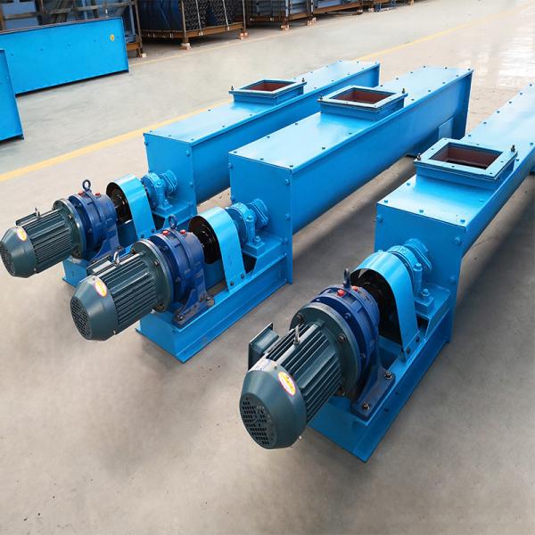 Transport Sediment Carbon Steel Painting Shaft Screw Auger Conveyor for Manufacturing Plant