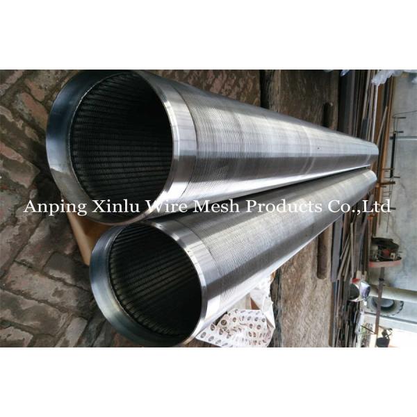 6m Standard Length Wire Wrapped Continuous Slot Johson Water and Oil Well Screens with Q235 Mild Steel Material
