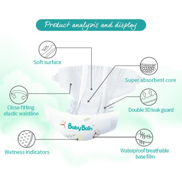 El entrenamiento superficial seco del bebé jadea al guardia anti Diaper del escape del algodón