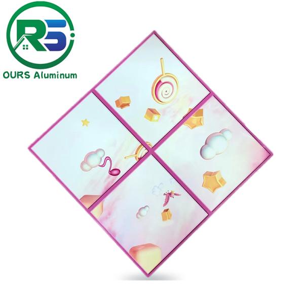 Стены из алюминиевого сплава гимназия школа Металлическая стена современная стена из сплава