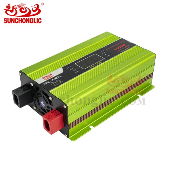 Inversor sinusoidal puro de 12v / 220v 1000w - operación compacta eficiente y silenciosa