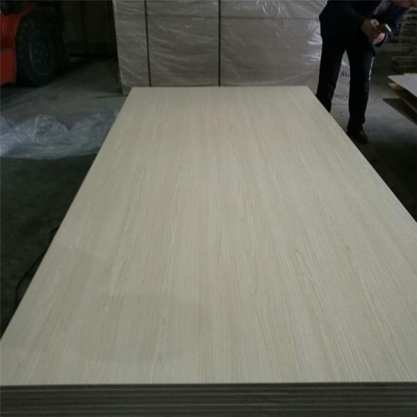 Hardwood Core Gloss Surface 1220*2440mm Melamine Faced Plywood