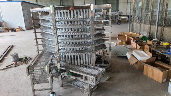                  Stainless Steel Blast Freezing Single Tower Spiral Freezing Machine for Dumpling Making Plant             