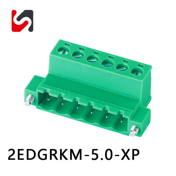 2EDGRKM-5.0 5.0mm Pitch Pcb Connector Plug In Terminal Blocks Male Female