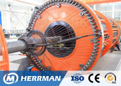 Máquina rígida reforçada da armadura do fio liso da linha de produção flexível submarina da tubulação