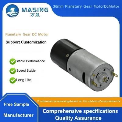 36 Planetary Gearbox Motor DC Reduction Planetary Motor 36MM Metal Gearbox DC Gear Motor for  Coffee Machine