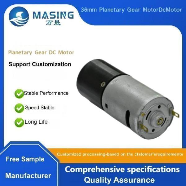36 Planetary Gearbox Motor DC Reduction Planetary Motor 36MM Metal Gearbox DC Gear Motor for  Coffee Machine