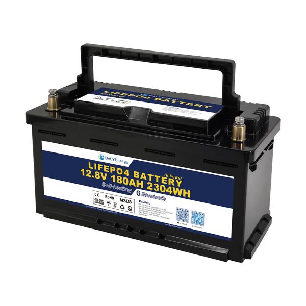 5000 Cycles Low Temperature Lithium Battery LFP-12V180AHBLH LiFePO4 For Long-Lasting Power