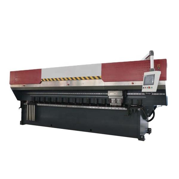 5.5KW Hydraulic Notching V Cut Machine 6000mm For The Elevator Electrical Lift