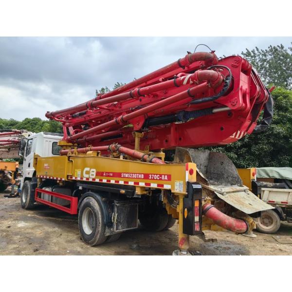 Hydraulic Machining Process 2020 Used 37m Concrete Pump Truck for Concrete Boom Pump