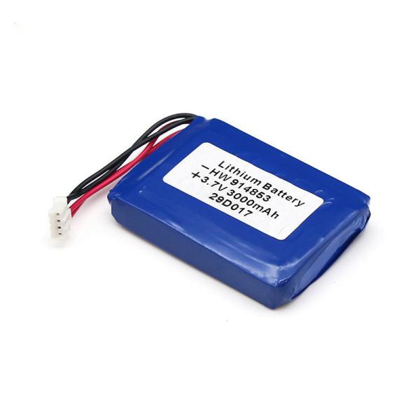 Lithium Polymer Battery | 3000mAh 3.7V Lithium Ion Polymer Battery Pack for Bluetooth Speaker | CC/CV | ROHS Compliant Made in China