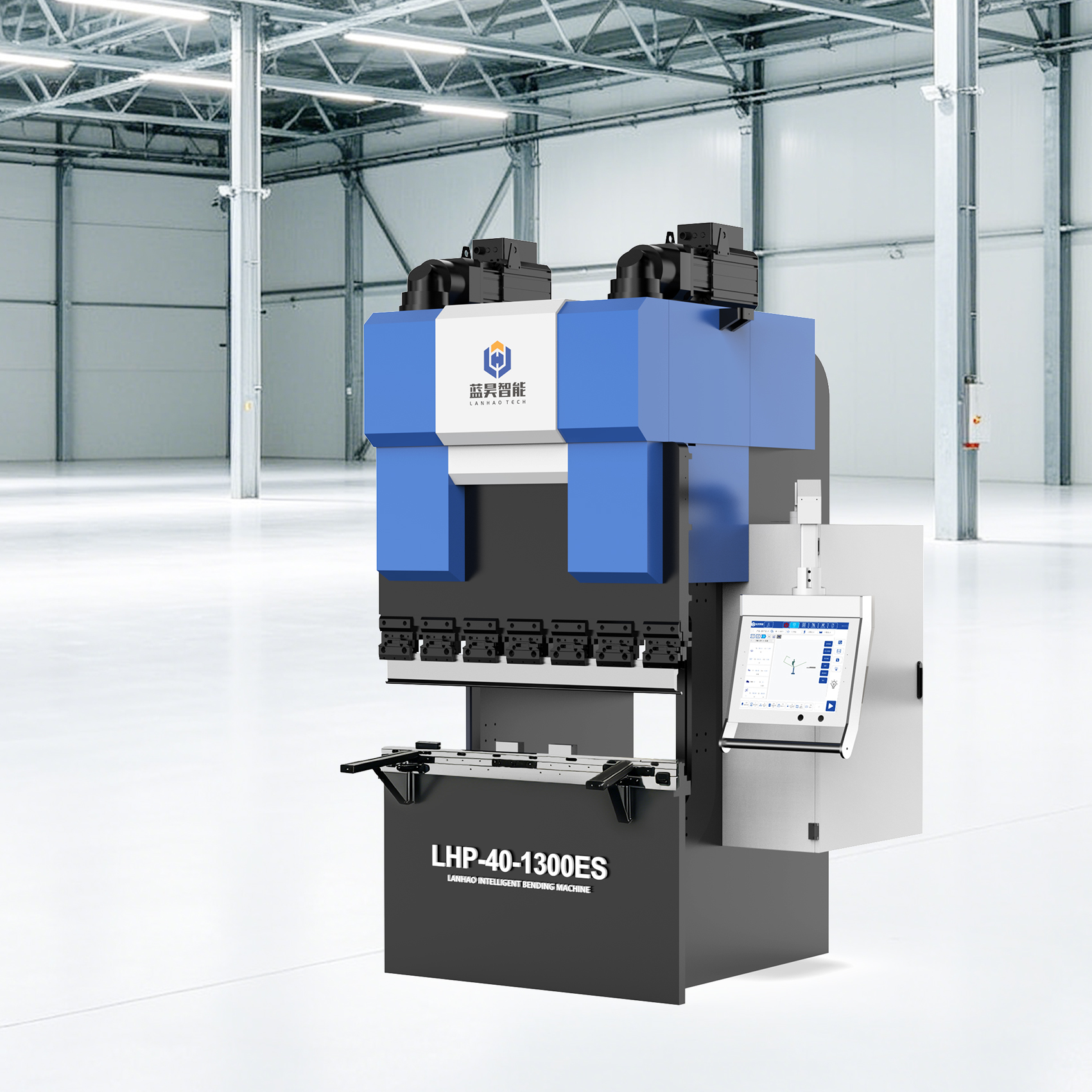 All-Electric Servo Press Brake with 400 KN Bending Force and 1300 mm Maximum Bending Width | CNC Sheet Metal Bending Machine