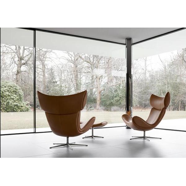 Imola Chair with Stool Vintage Chair Single Sofa Hotel Lobby lounge Armchair