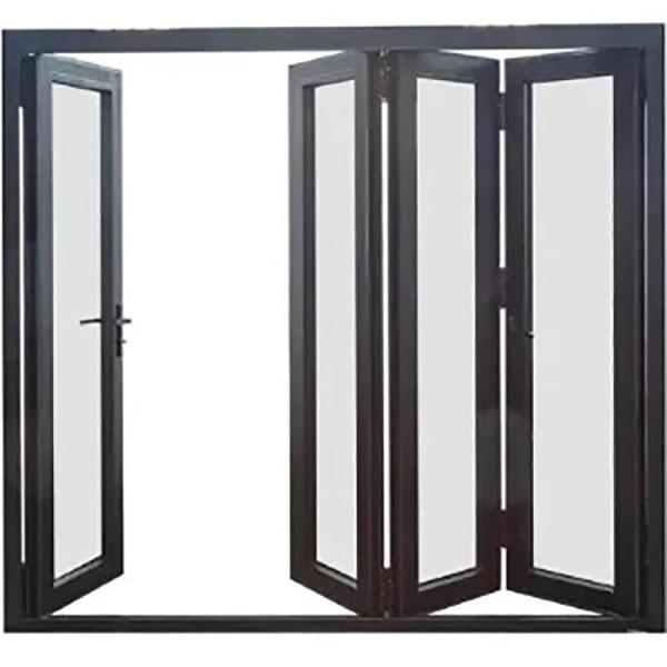 Project Consultation At Building Material Store 70mm Aluminum Bi-fold Doors With Glass