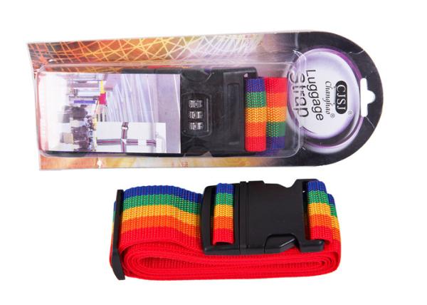 Useful Suitcase Identity Straps , Colorful Luggage Straps 100g