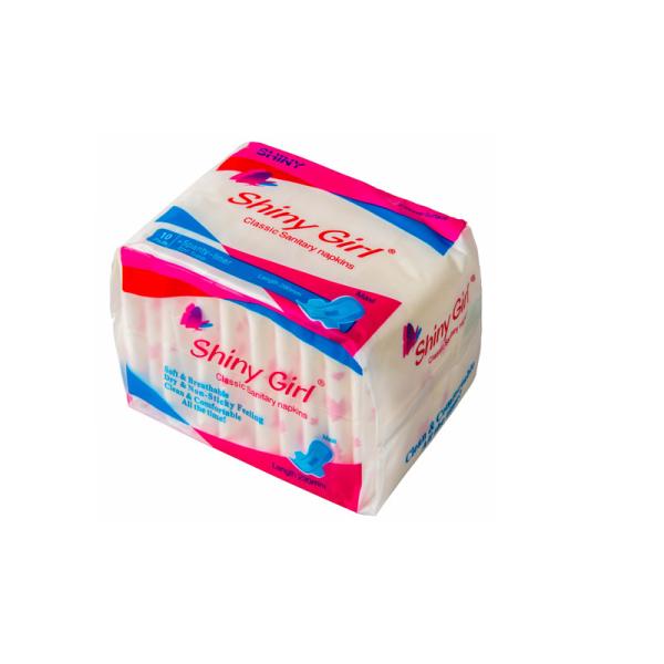 Perforated Non-woven 290mm Blue Print Sanitary Pad  Sell In West Africa