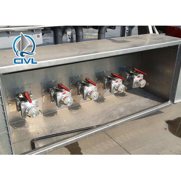 3 Axles 50000 Liters Fuel Semi Tanker Trailer For Carrying Storing Oil With Gun Pump Flow Meter