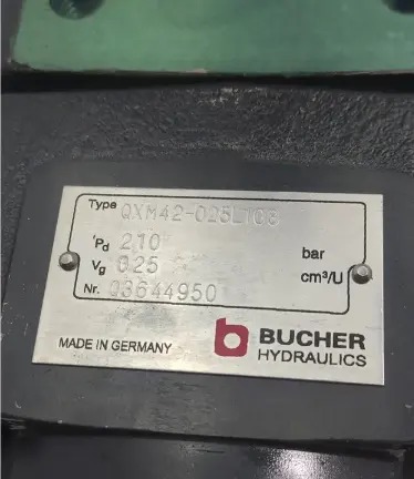 Hydraulic pumps German Bucher gear pumpQX31-020R14 QX63-080/63-080R QX31-020R136 QX63-080/62-100R21 QX42-025/42-020/33-012R QX31-020R120 factory
