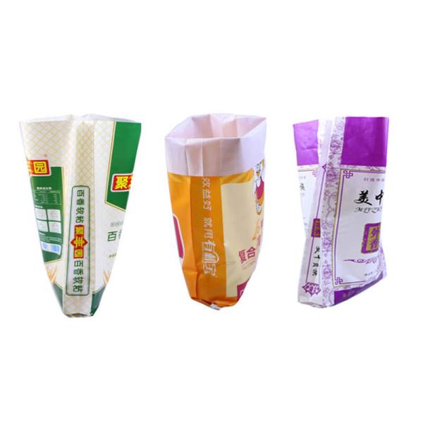 Laminated 25Kg Woven Polypropylene Woven Bags , 5Kg PP Rice Sack
