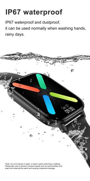Smart Watch Men  Calling 1.75 Inch 420*480P Screen Tracker Fitness Sport Women DT36 Smartwatch W26M