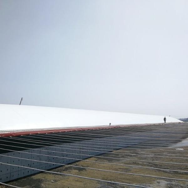 Rectangular Double Membrane Biogas Holder For Lagoon Customized Size
