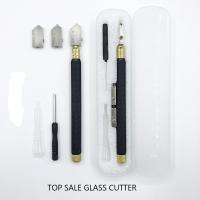 Appareil de coupe de verre efficace avec poignée noire en métal, parfait pour les professionnels