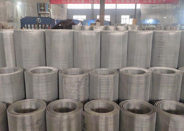 Customizable 304 Ss Woven Wire Mesh For Filtration High Precision Silver Gray Fine Stainless Steel Mesh