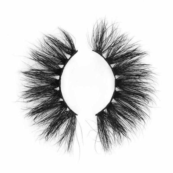 Real Siberian 6D Vegan Cruelty Free Eyelashes , 25mm Dramatic Lashes