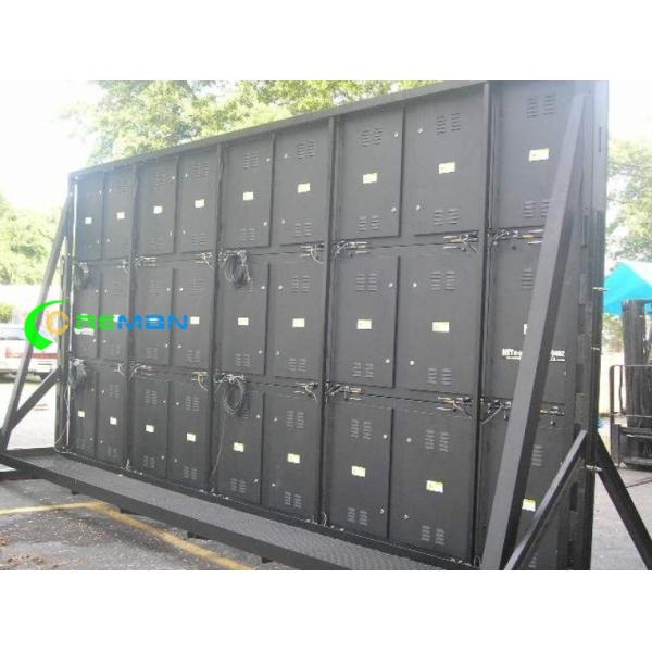 P4 P5 LED Display Cabinet , Full Color Led Display Board Steel Aluminium Outdoor Indoor