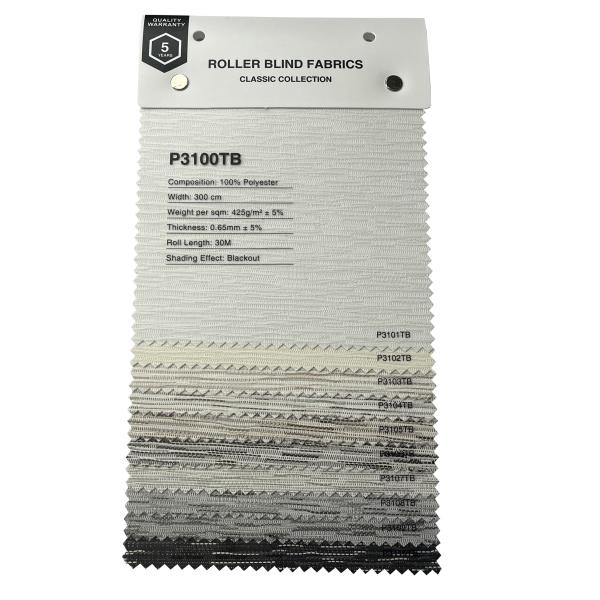 Window 100% Polyester White Blackout Pull Down Roll Up Shades Roller Blinds